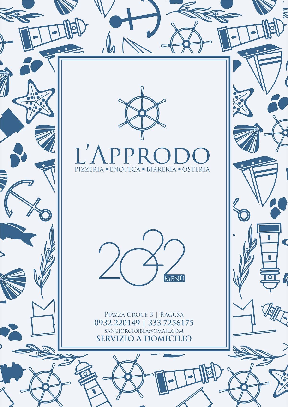 Menu di Pizzeria L'Approdo - Pizza & Wine 