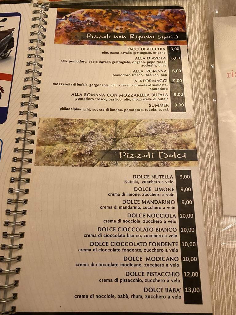 Menu di Pizzeria Pizzoleria "Nabila" 