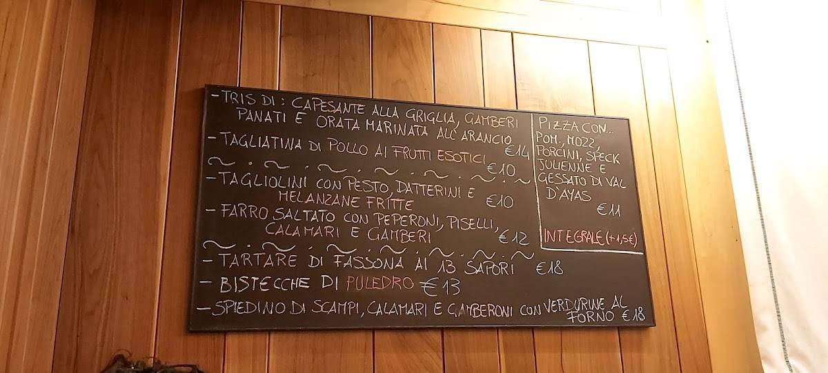 Menu di Pizzeria Ristorante Mistral 