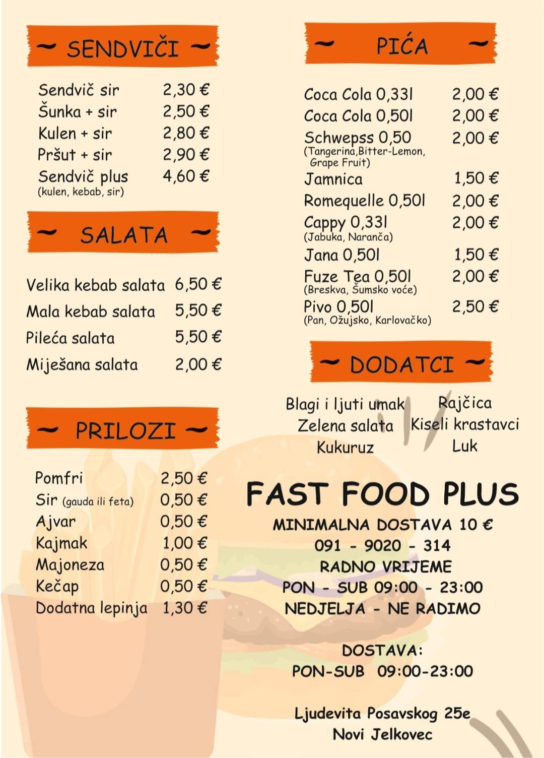 Menu di Plus 