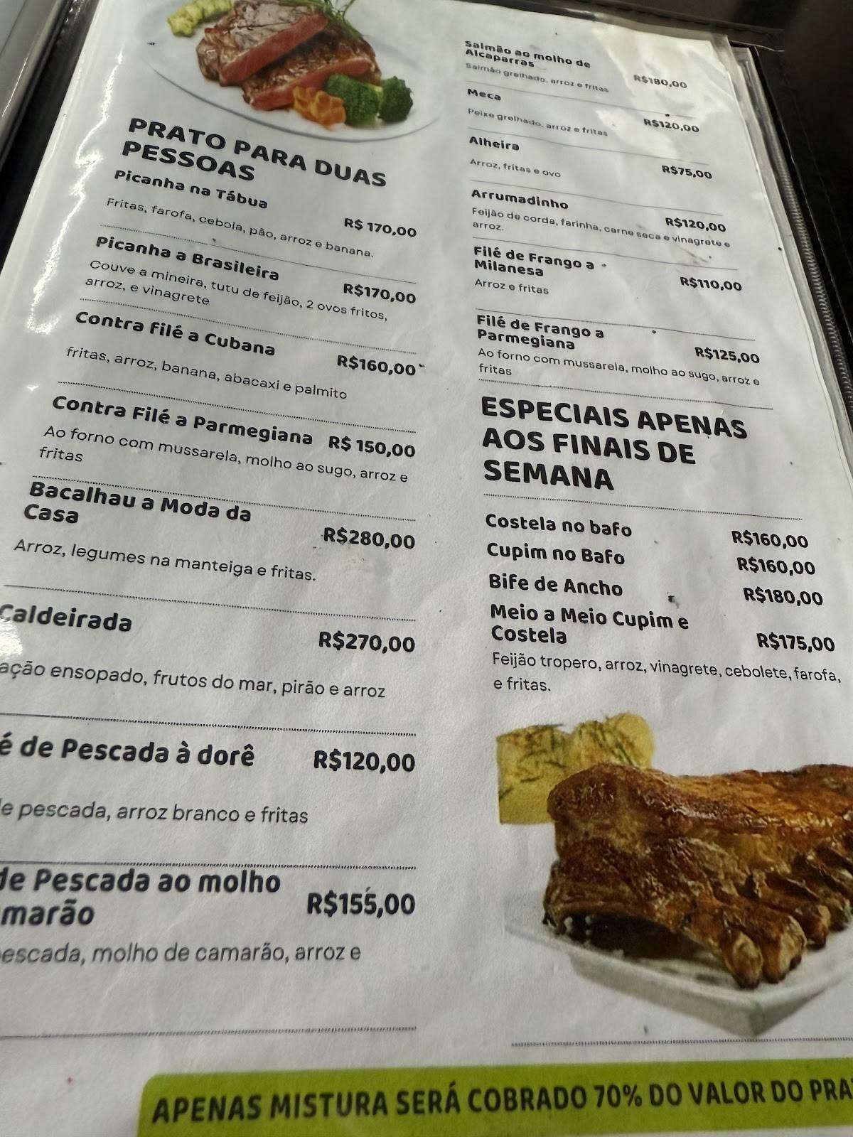 Point Da Picanha cardápio