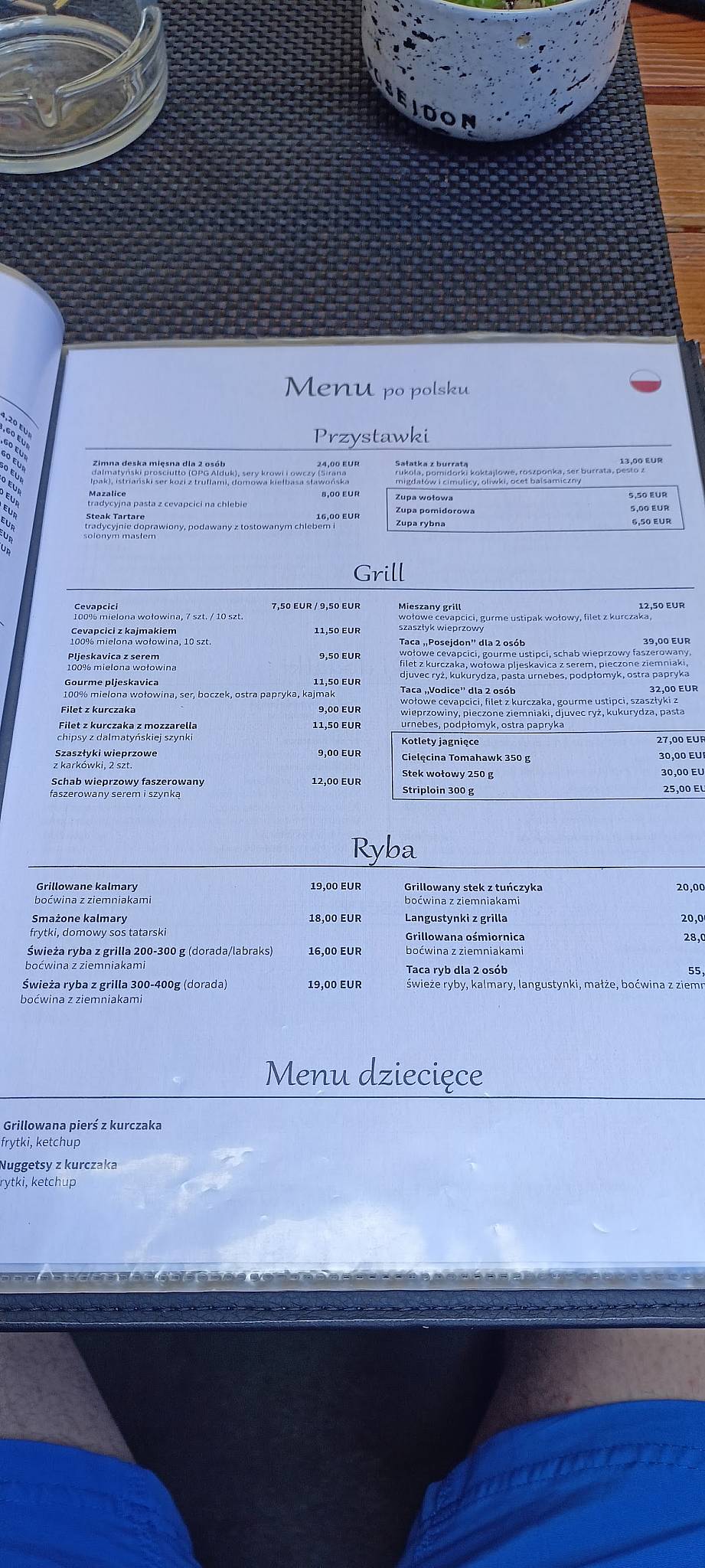 Menu di Posejdon Grill & Pizza 