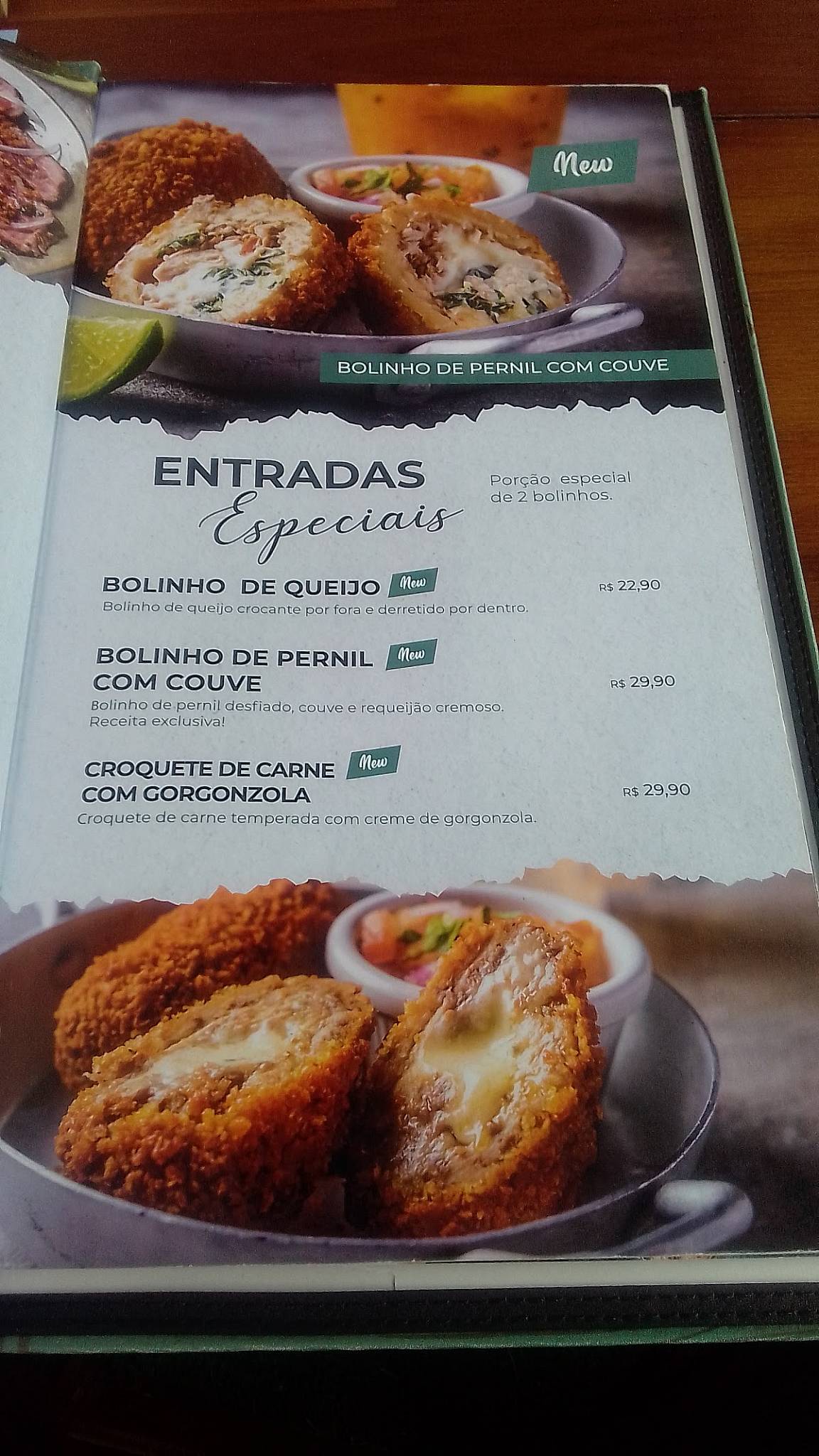 Praça Santa Paula cardápio