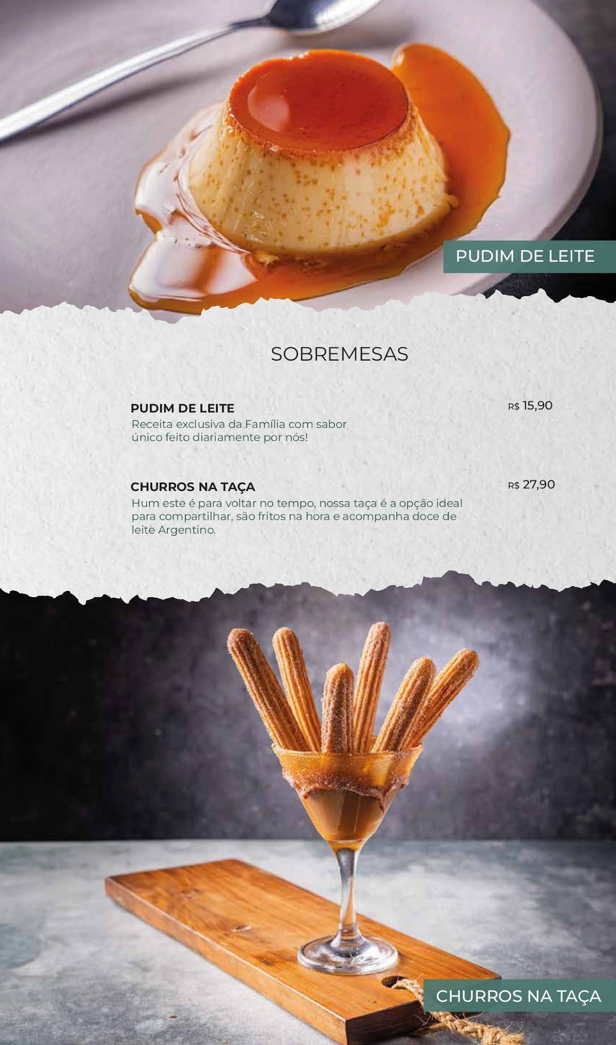 Praça Santa Paula cardápio