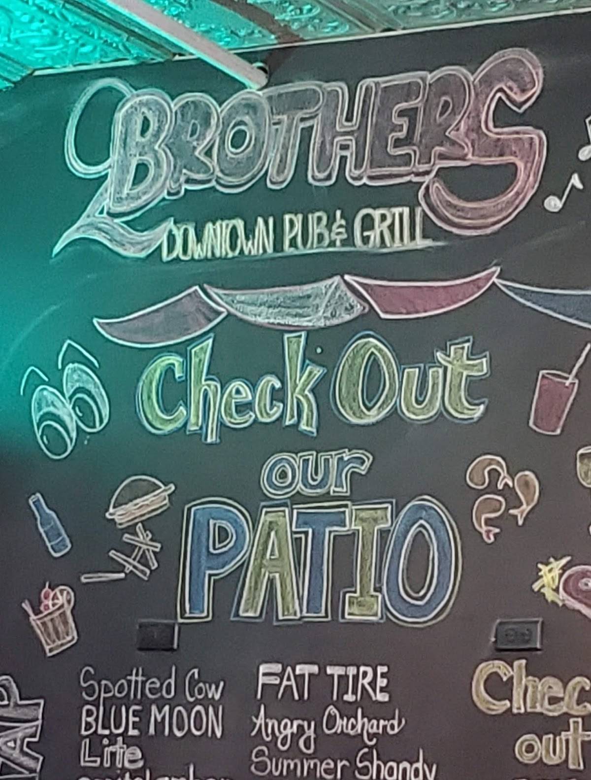 Menu at 2 Brothers Pub and Grill, Edgerton