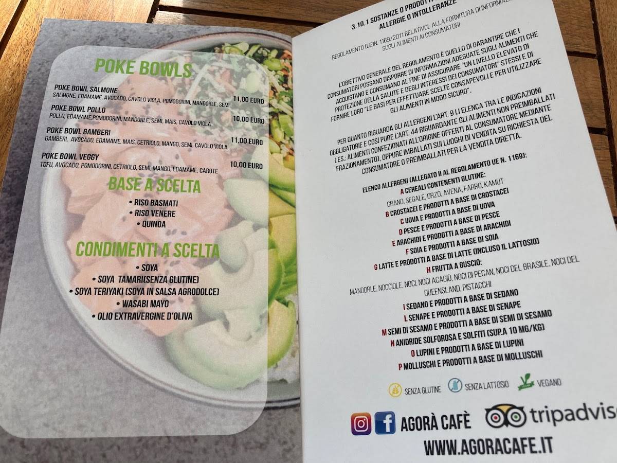 Menu di Agorà Cafè 