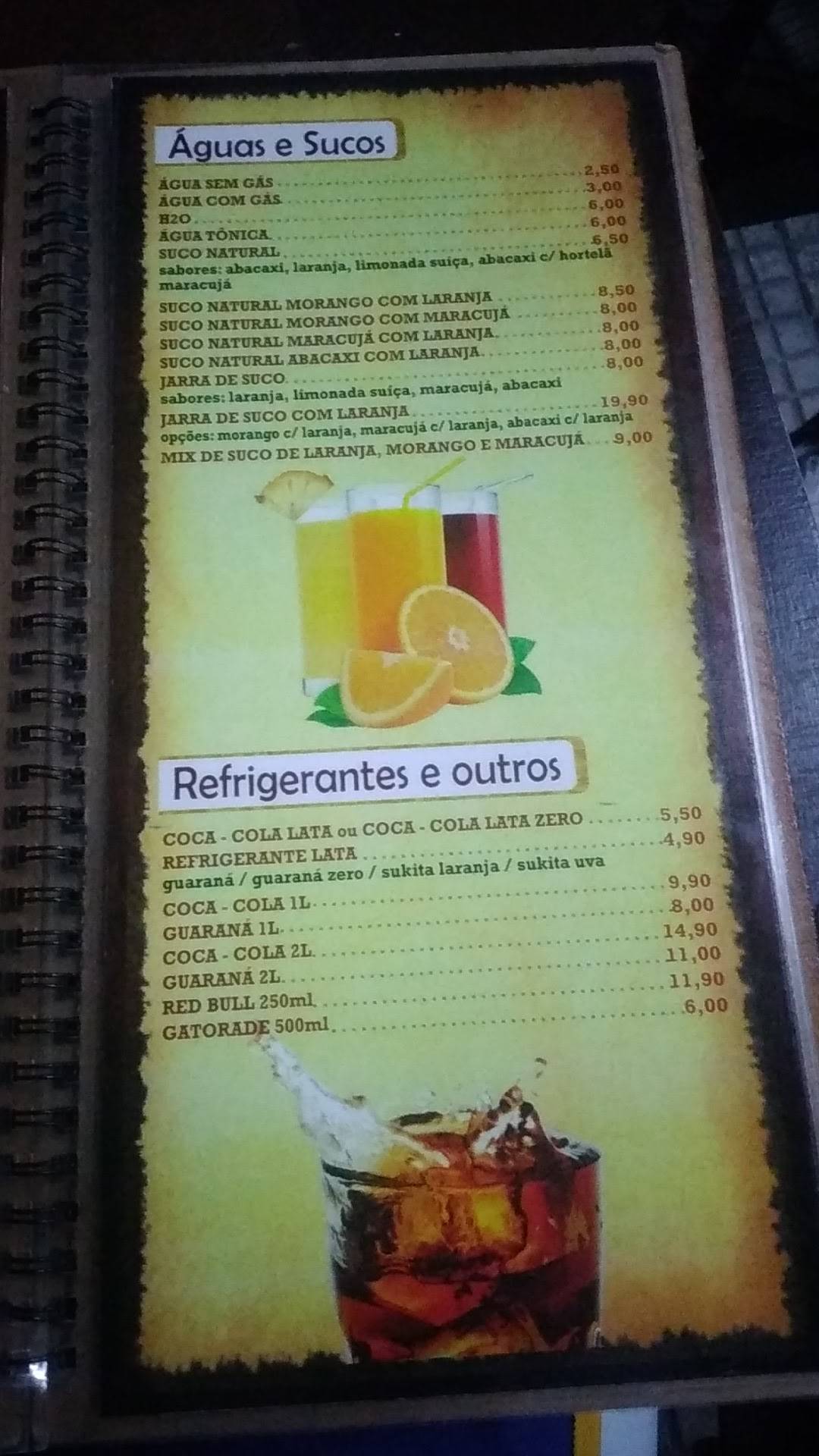 Bar do Helmio III cardápio