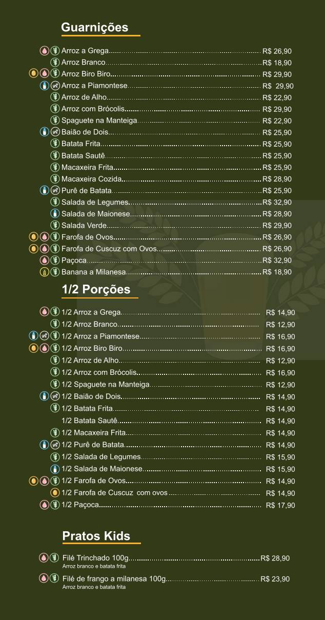 Boteco do Ciço cardápio