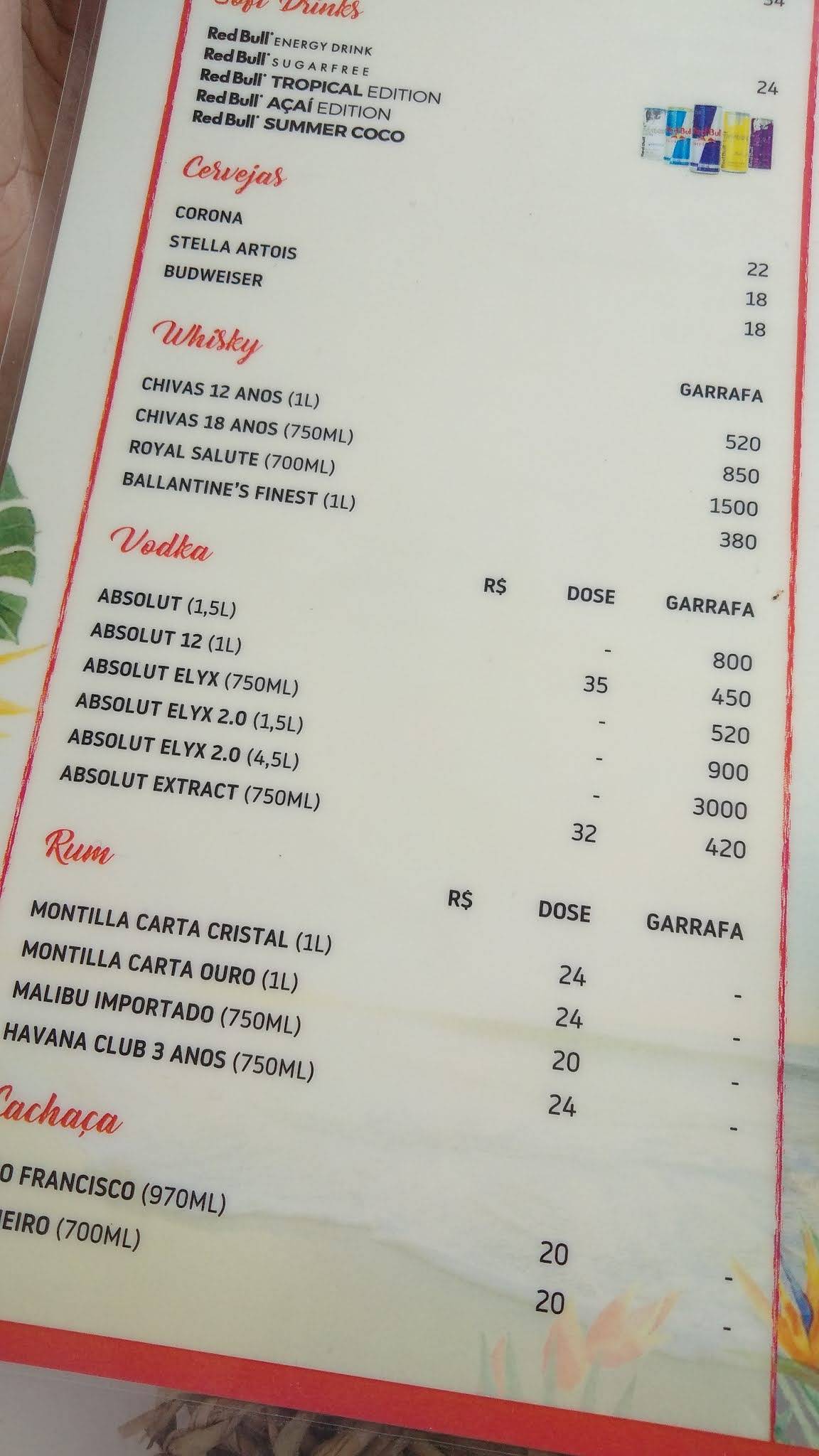 Café de La Musique cardápio