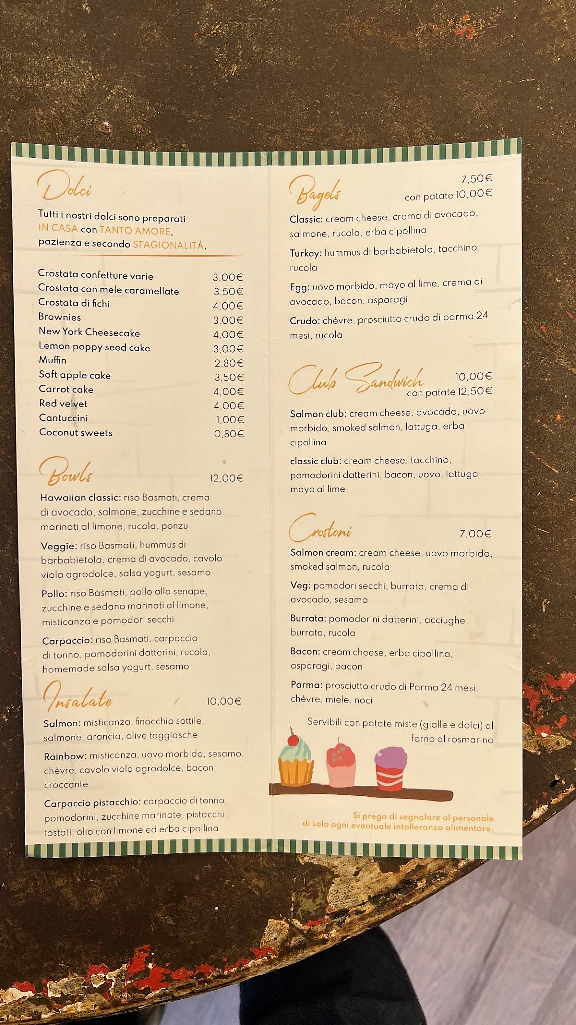 Menu di D'Ire Mini Bakery & Bistrot 