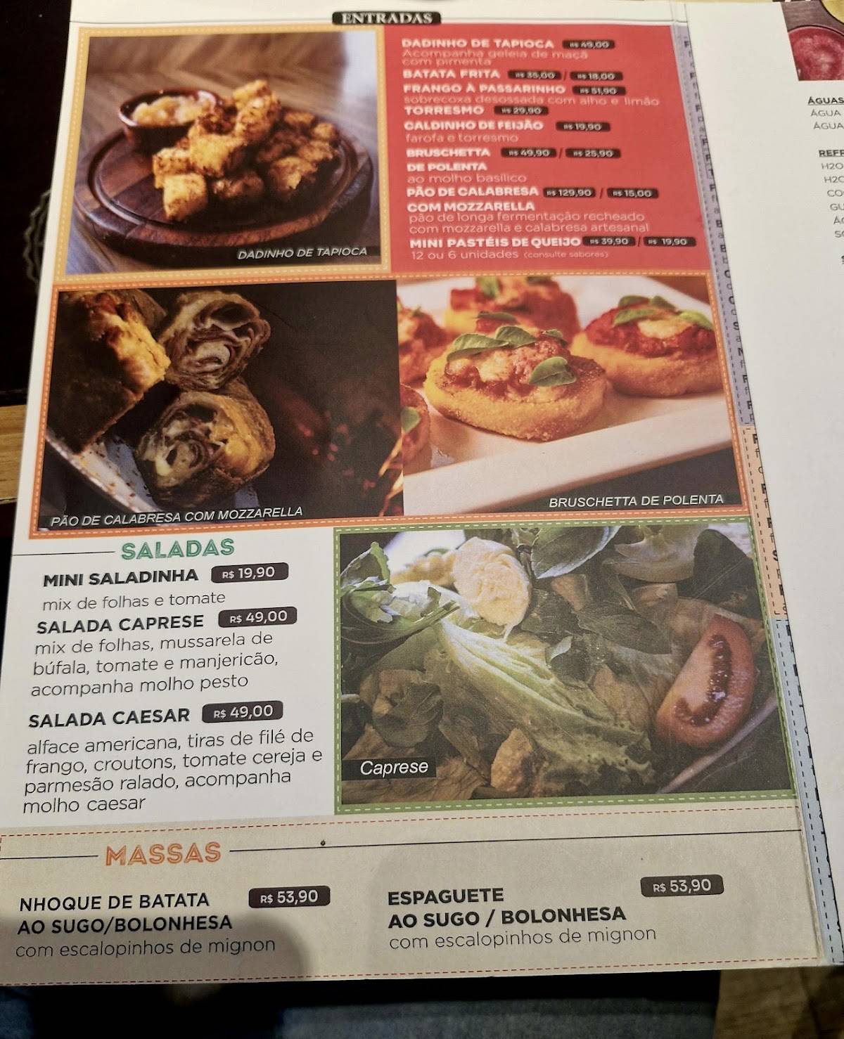 FILÉ Restaurante & Bar cardápio