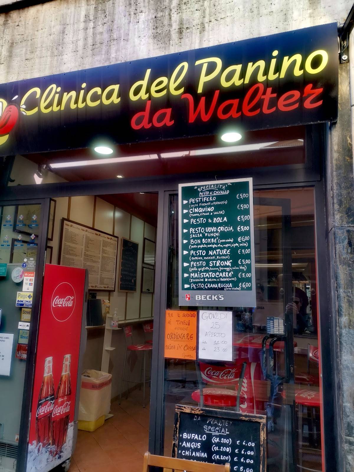 Menu di Da Walter Clinica Del Panino Parma 