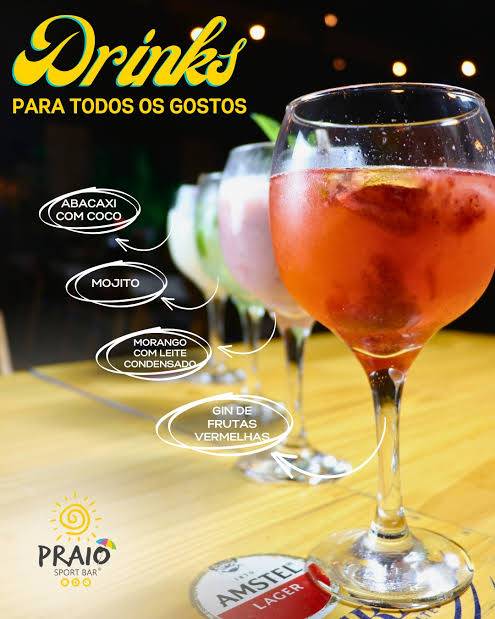 Praiô Sport Bar cardápio