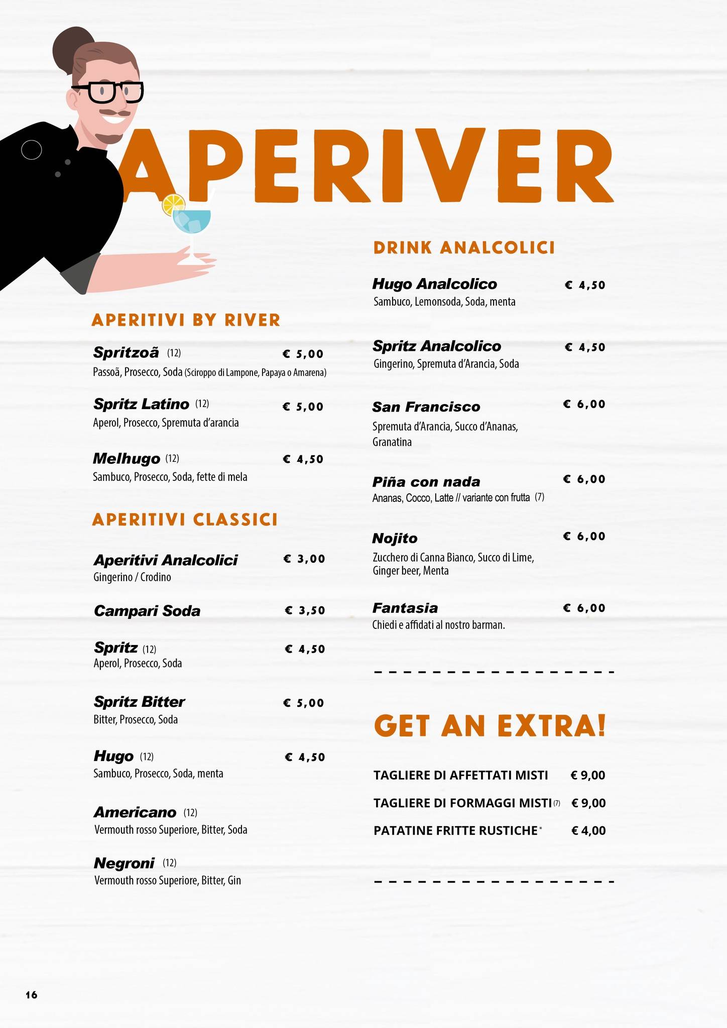 Menu di River 