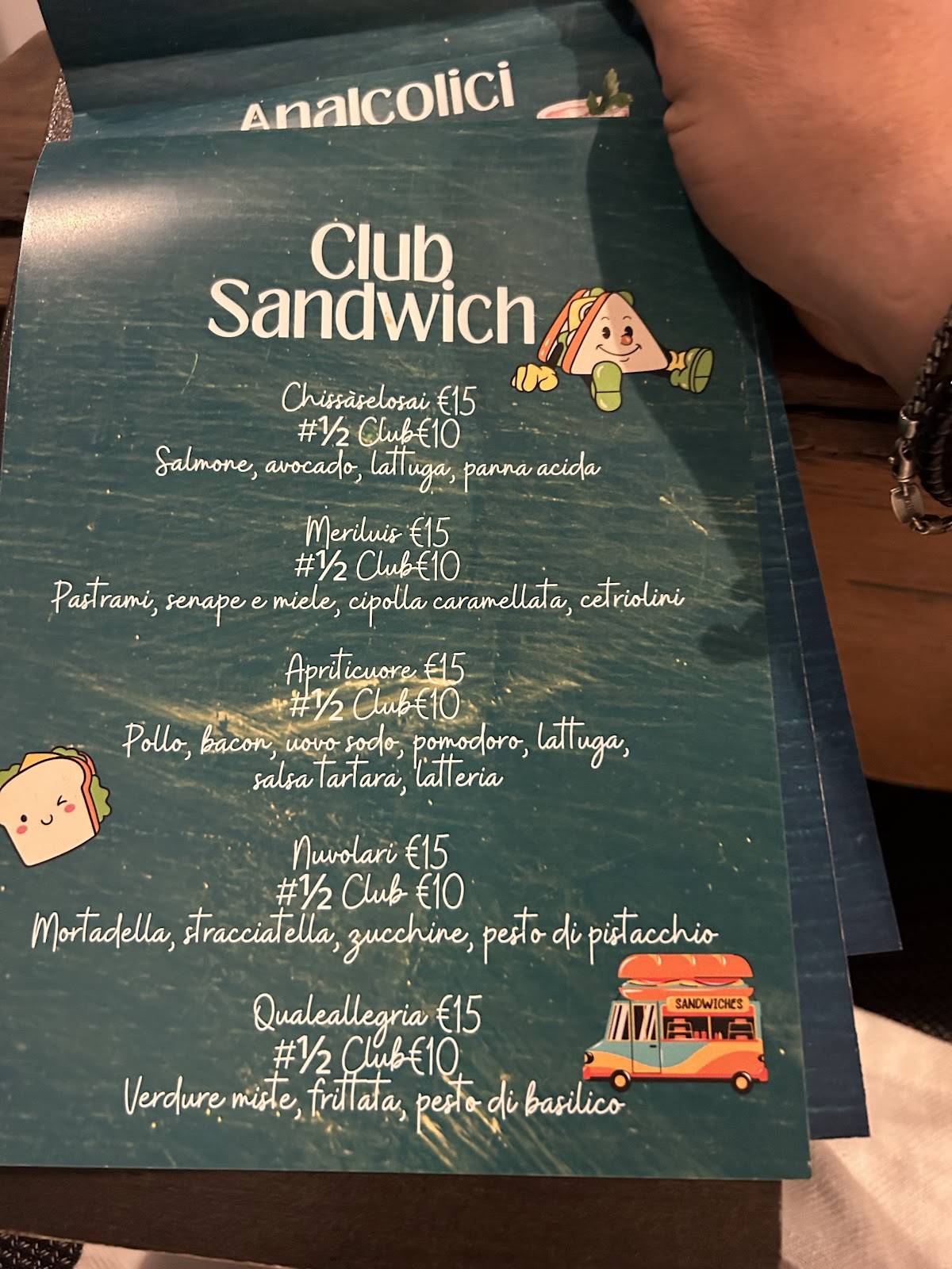 Menu di Spaccio Grosso 