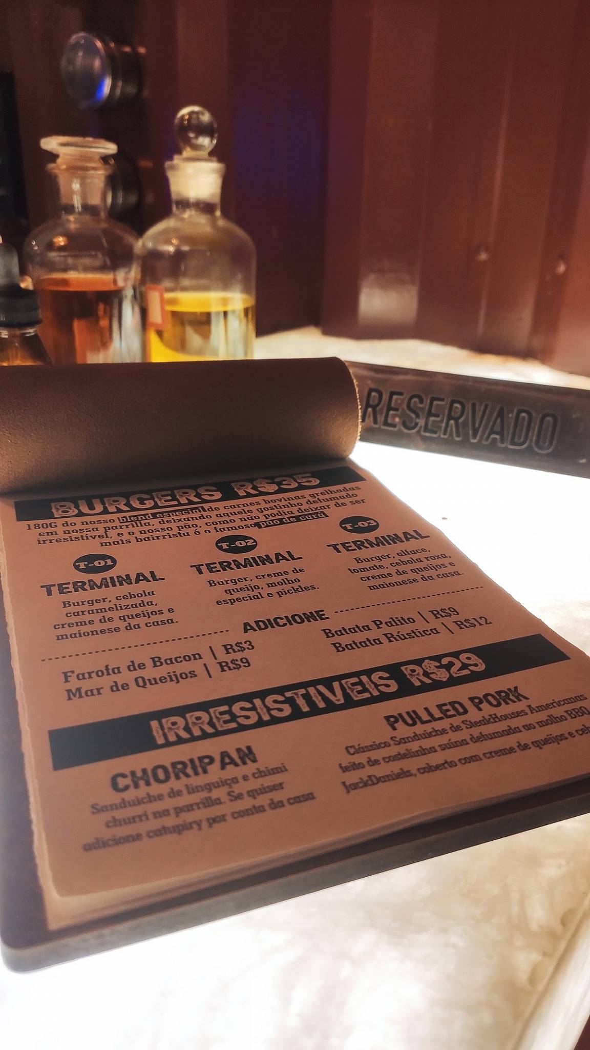 Terminal Bbq cardápio