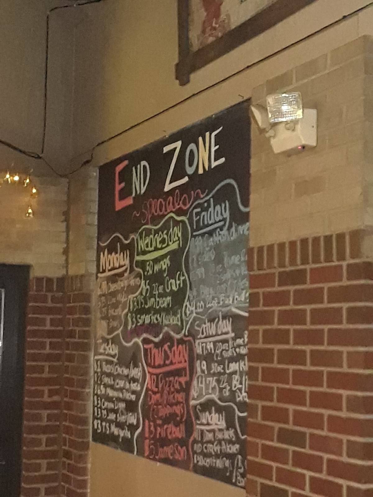 Menu at The End Zone Sports Bar & Grill, Lafayette