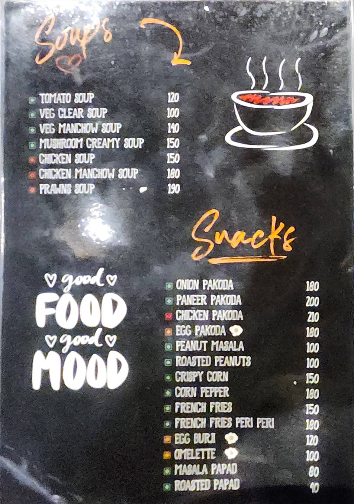 The Ocean Grill menu