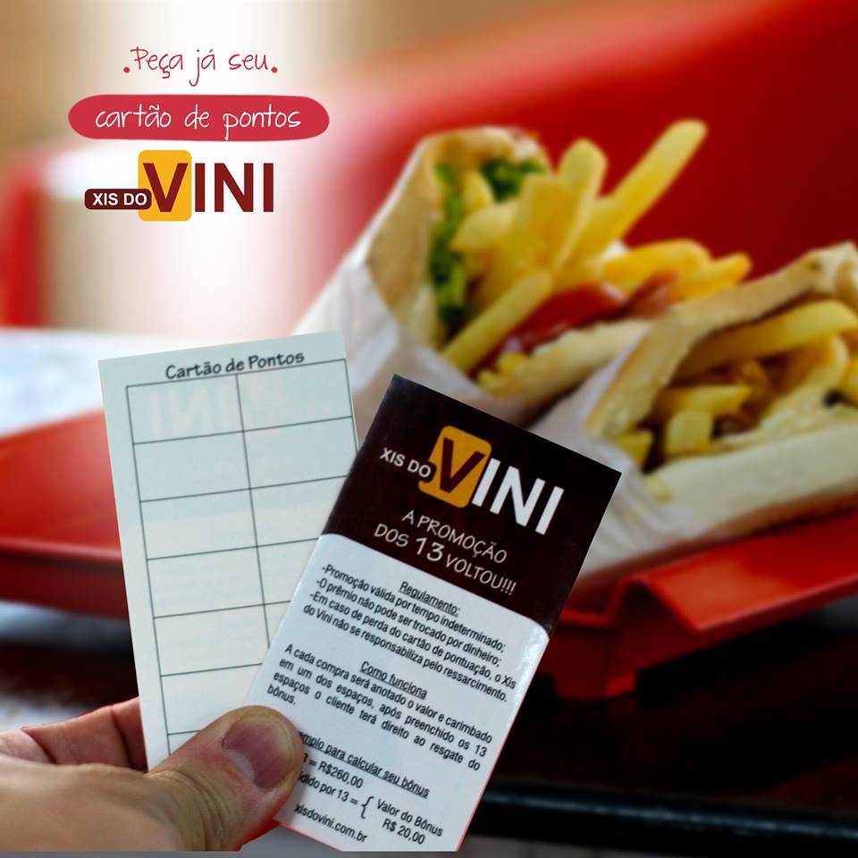 Xis Do Vini - Dois Irmãos cardápio