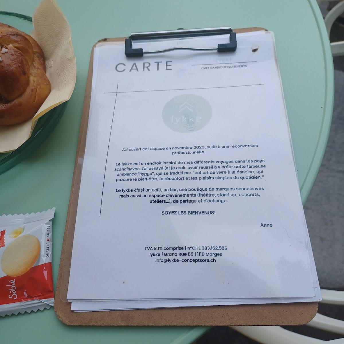 Menu di lykke 