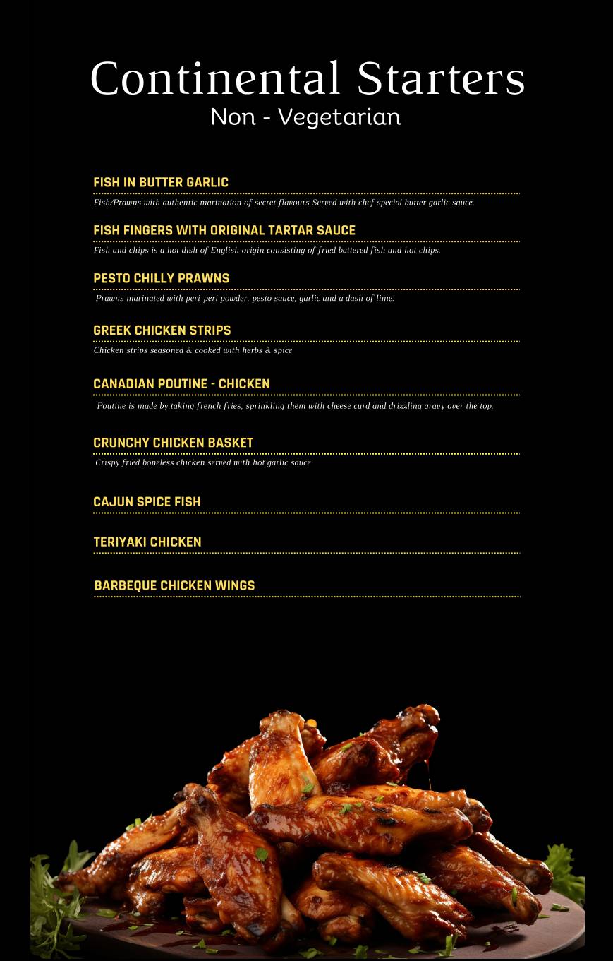 Atmosphere 6 menu