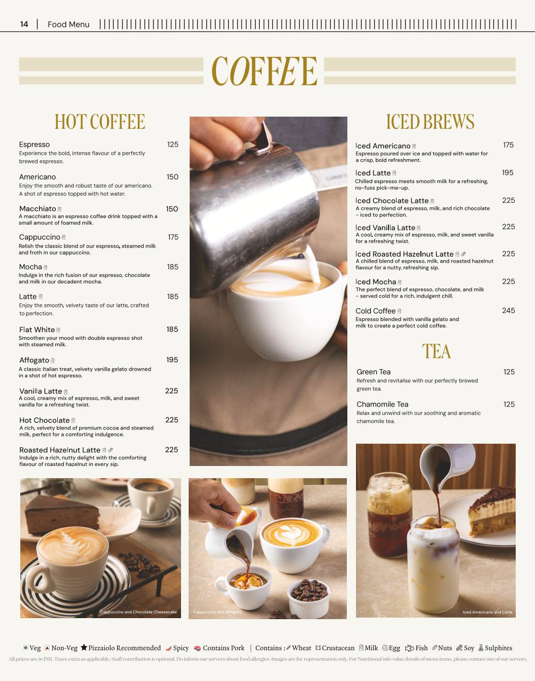 PizzaExpress menu