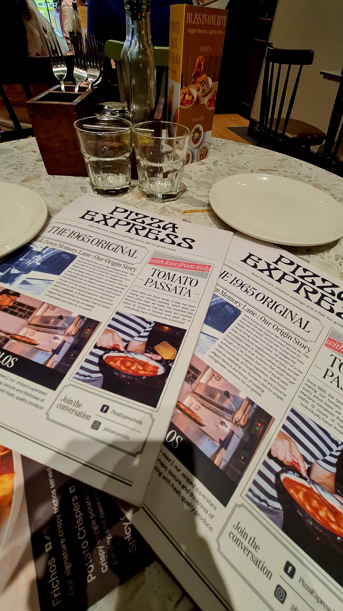 PizzaExpress menu