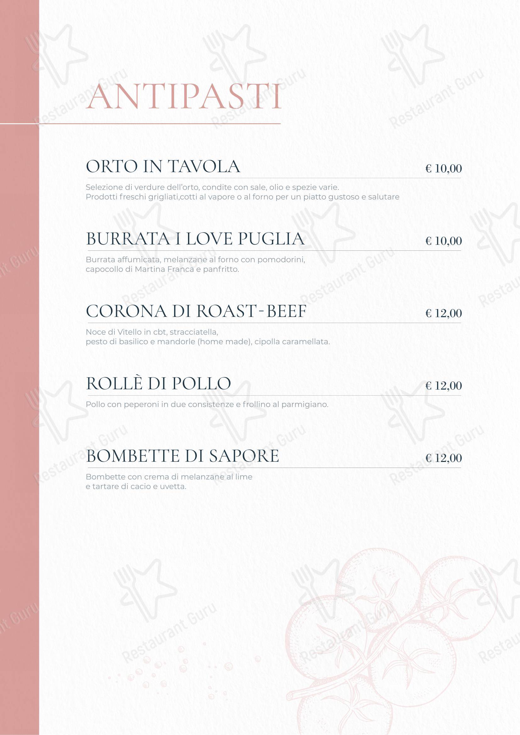 Queens Caffè Bistrot Ristorante Molfetta in Molfetta - Menu