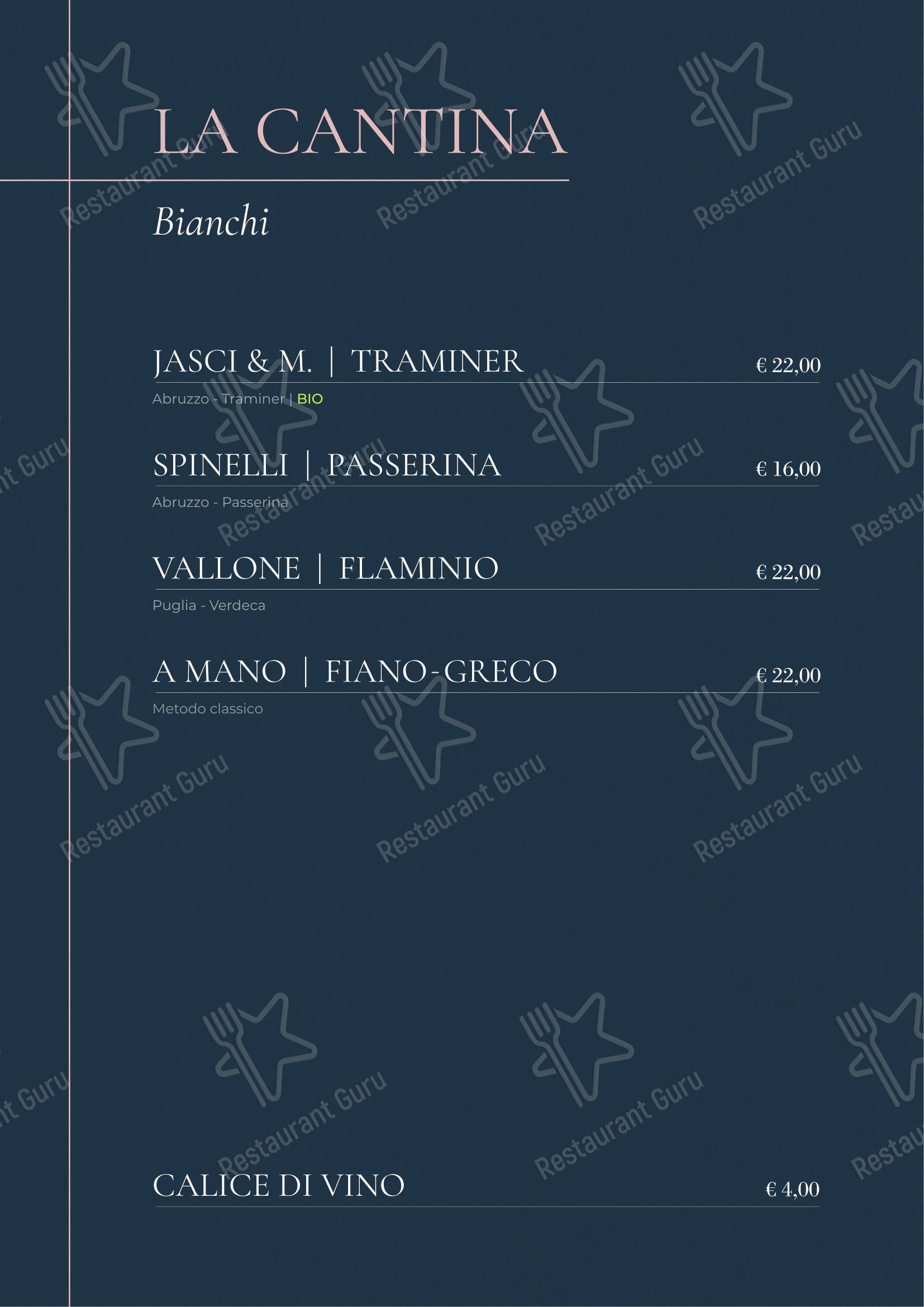 Queens Caffè Bistrot Ristorante Molfetta in Molfetta - Menu