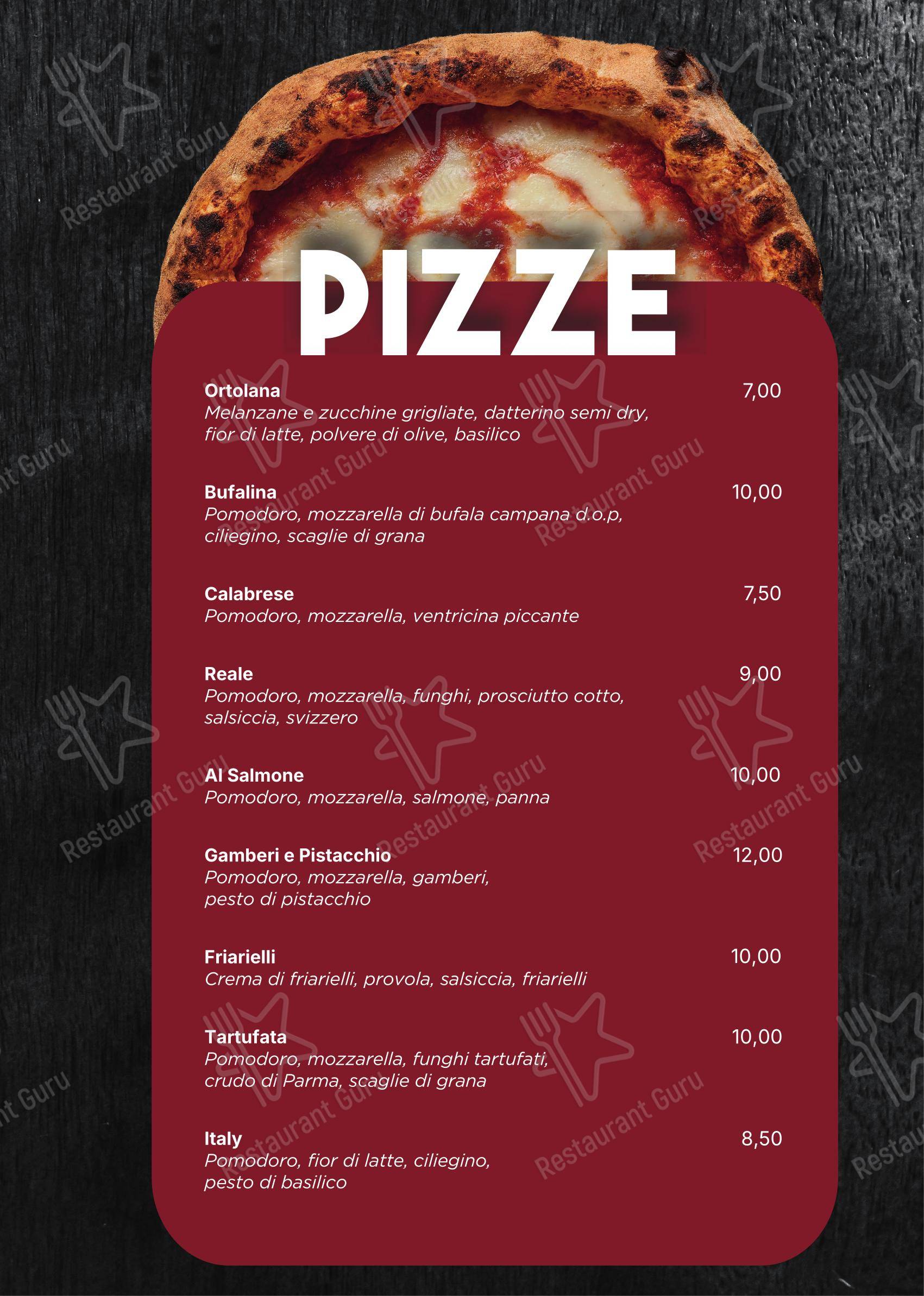 Pizzeria Queto in Città in Agrigento - Menu bar