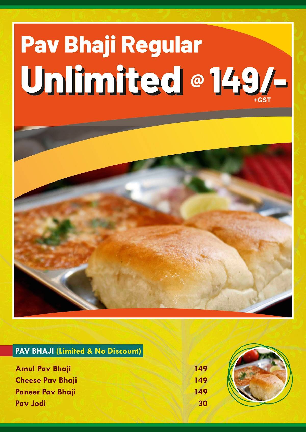 RADHA KRISHNA PURE VEG menu