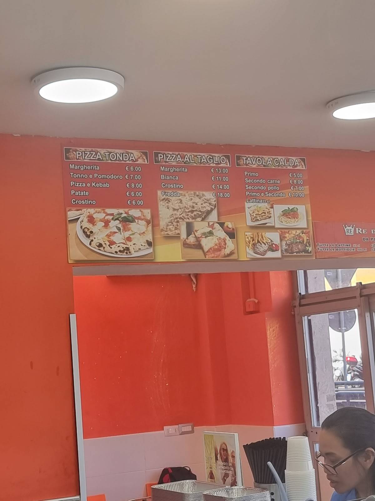Menu di RE DELLA pizza 