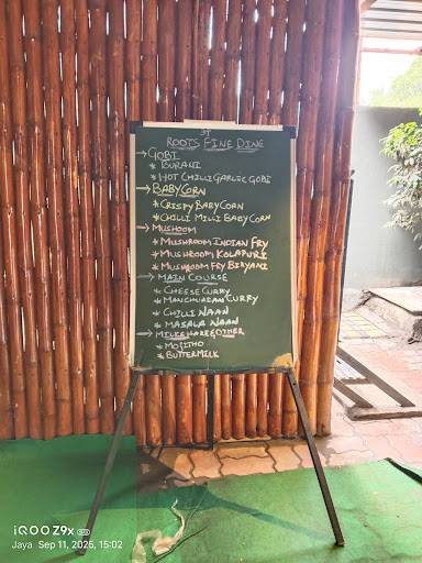 ROOTS FINE DINE menu