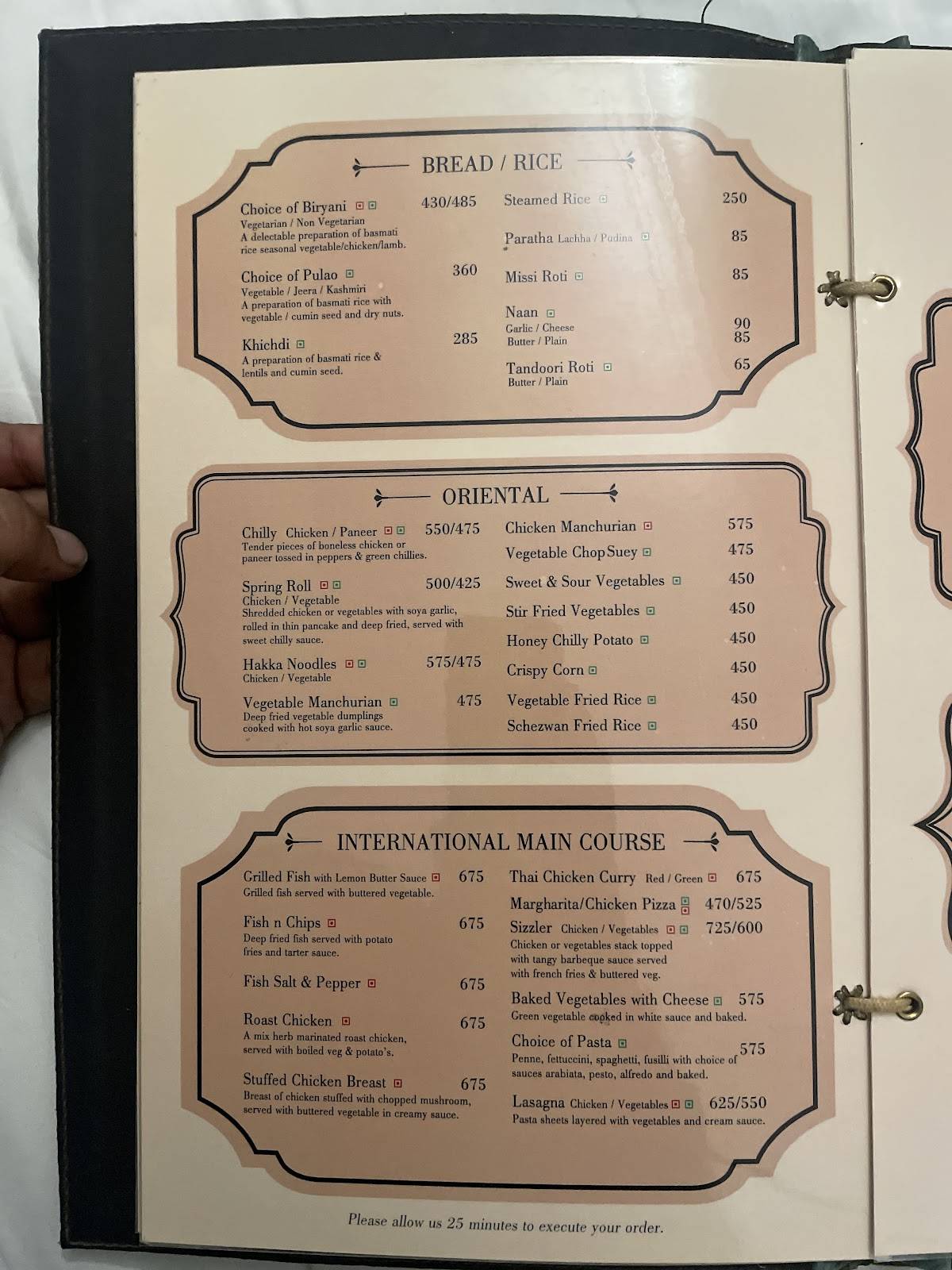 Raaj Bagh Restaurant by Fateh Collection menu