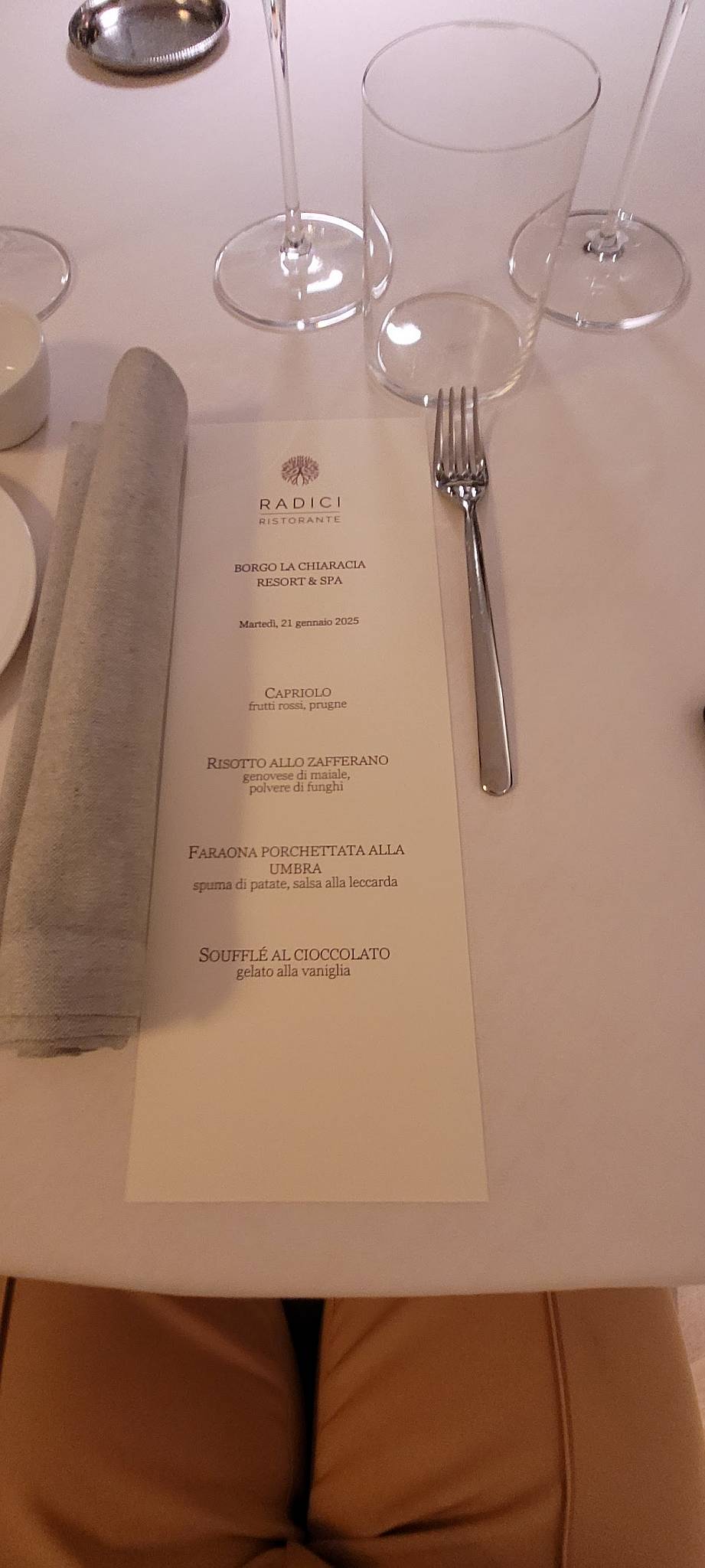 Menu di Radici Ristorante 