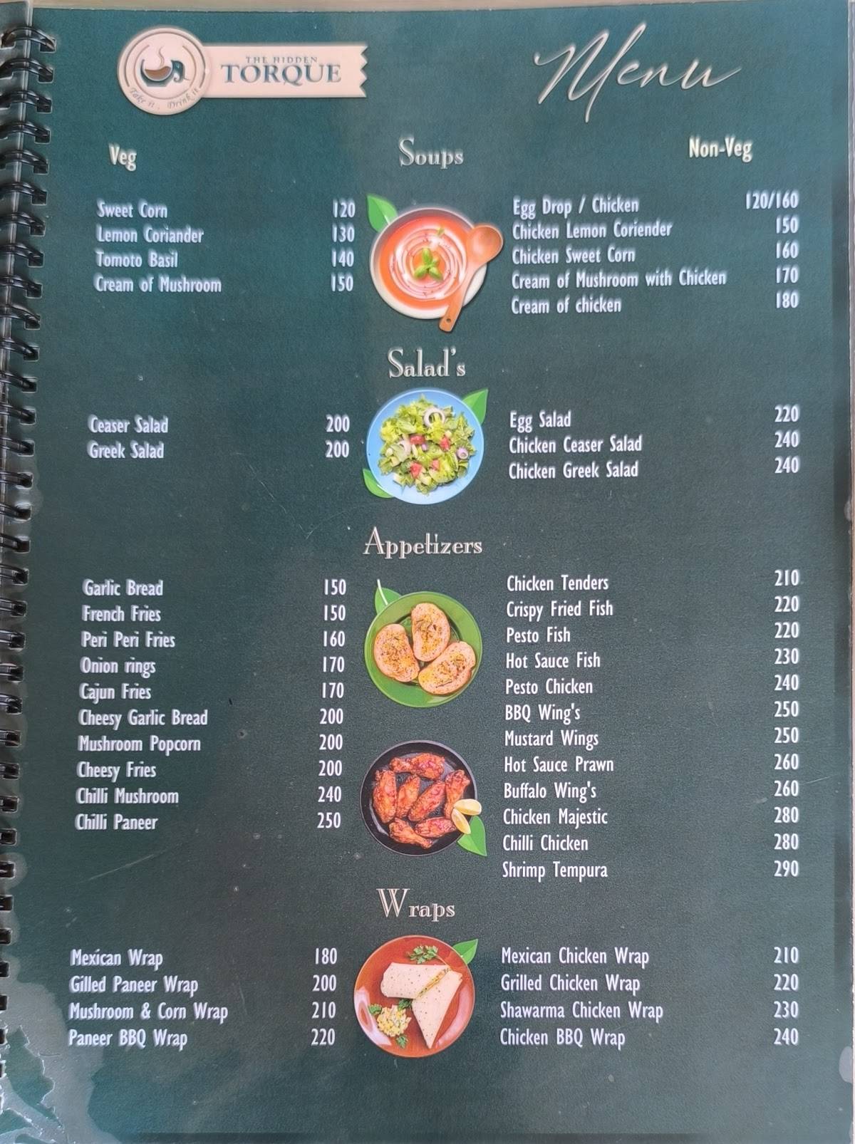 THE HIDDEN TORQUE menu