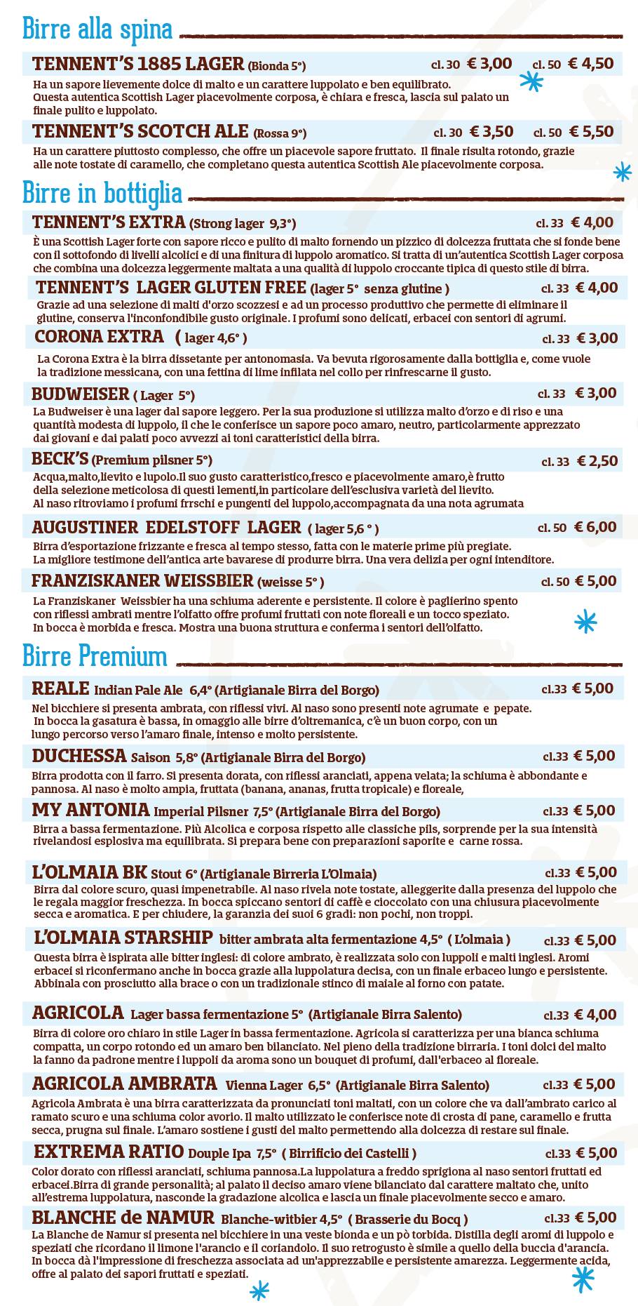 Menu di Rampavilla 