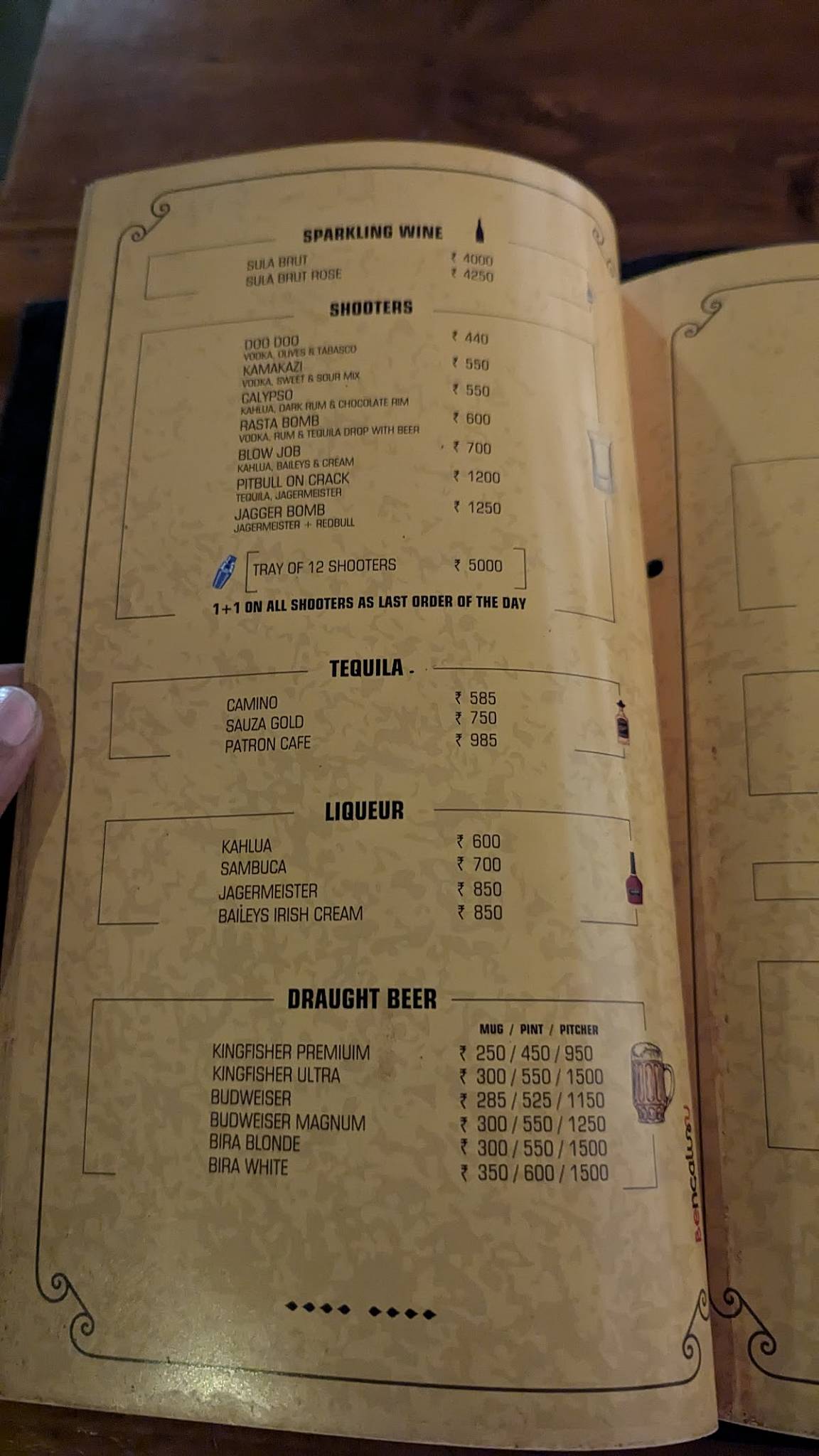 Rasta Cafe, Church St. menu