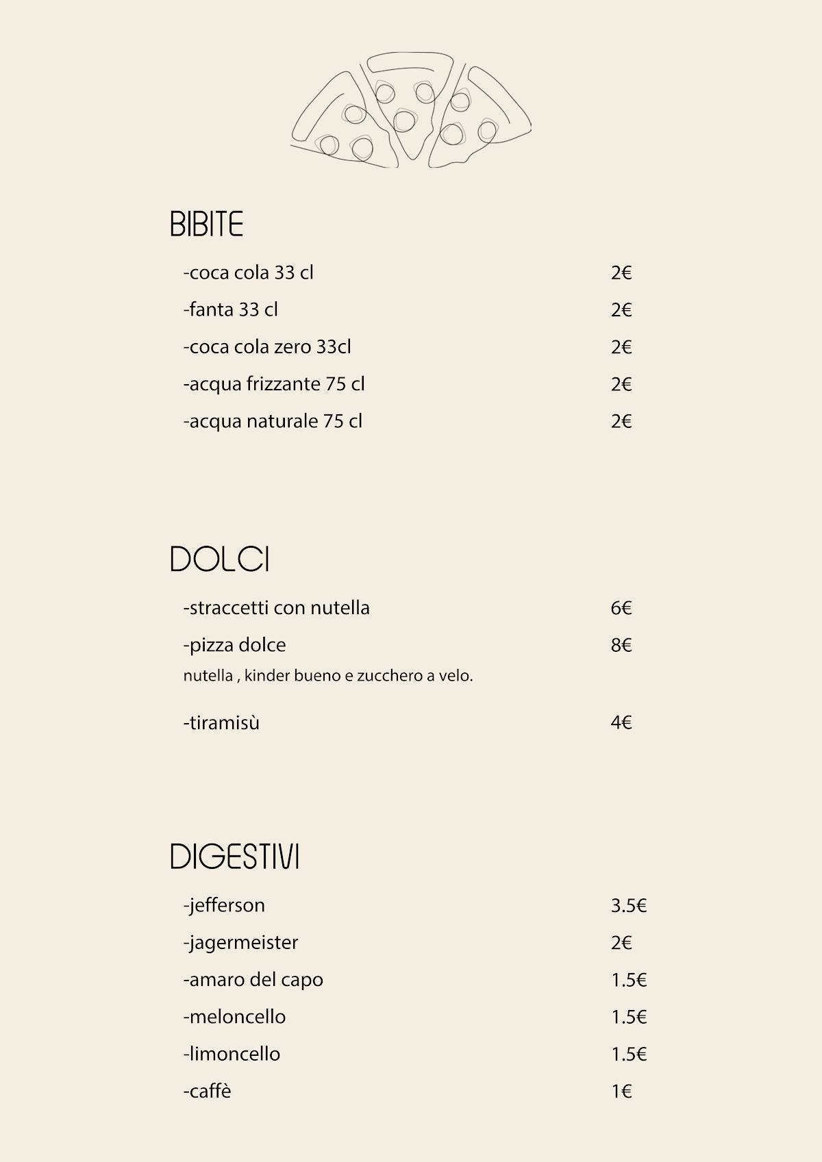 Menu di ReImpasto 