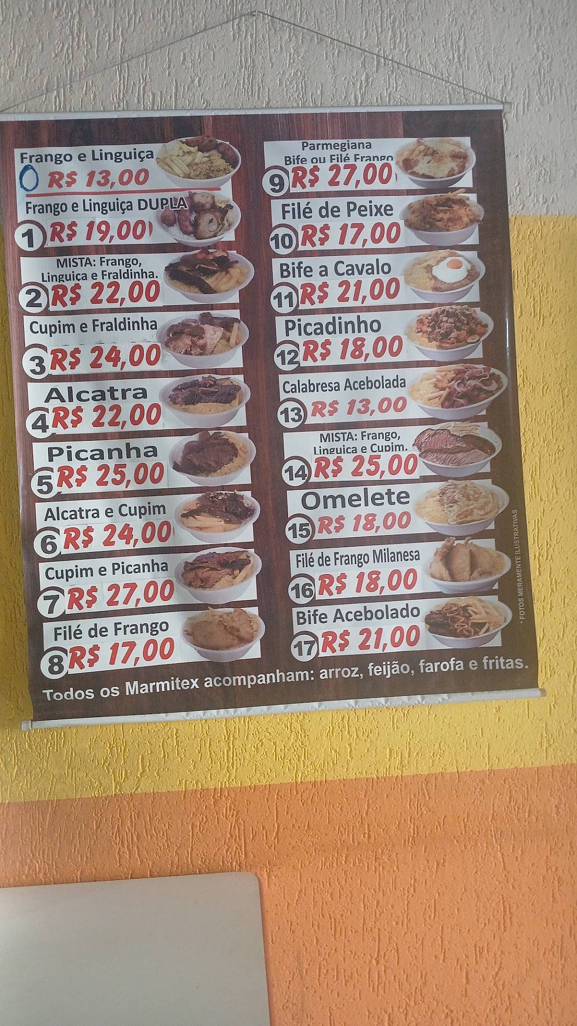 Recanto Gaúcho Grill cardápio