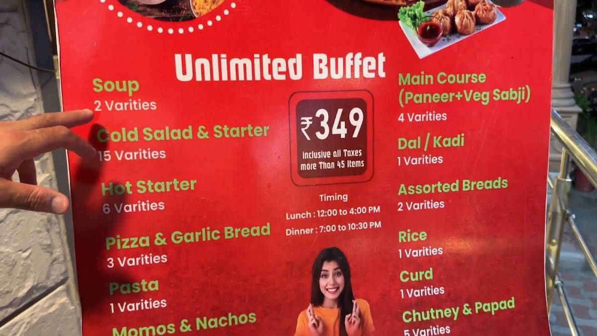 Renu's kitchen menu