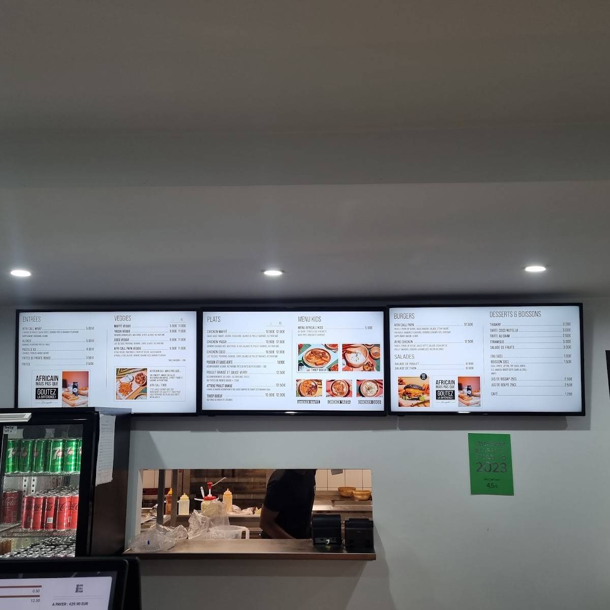 Menu de Afri Call Food - Restaurant Africain Roubaix