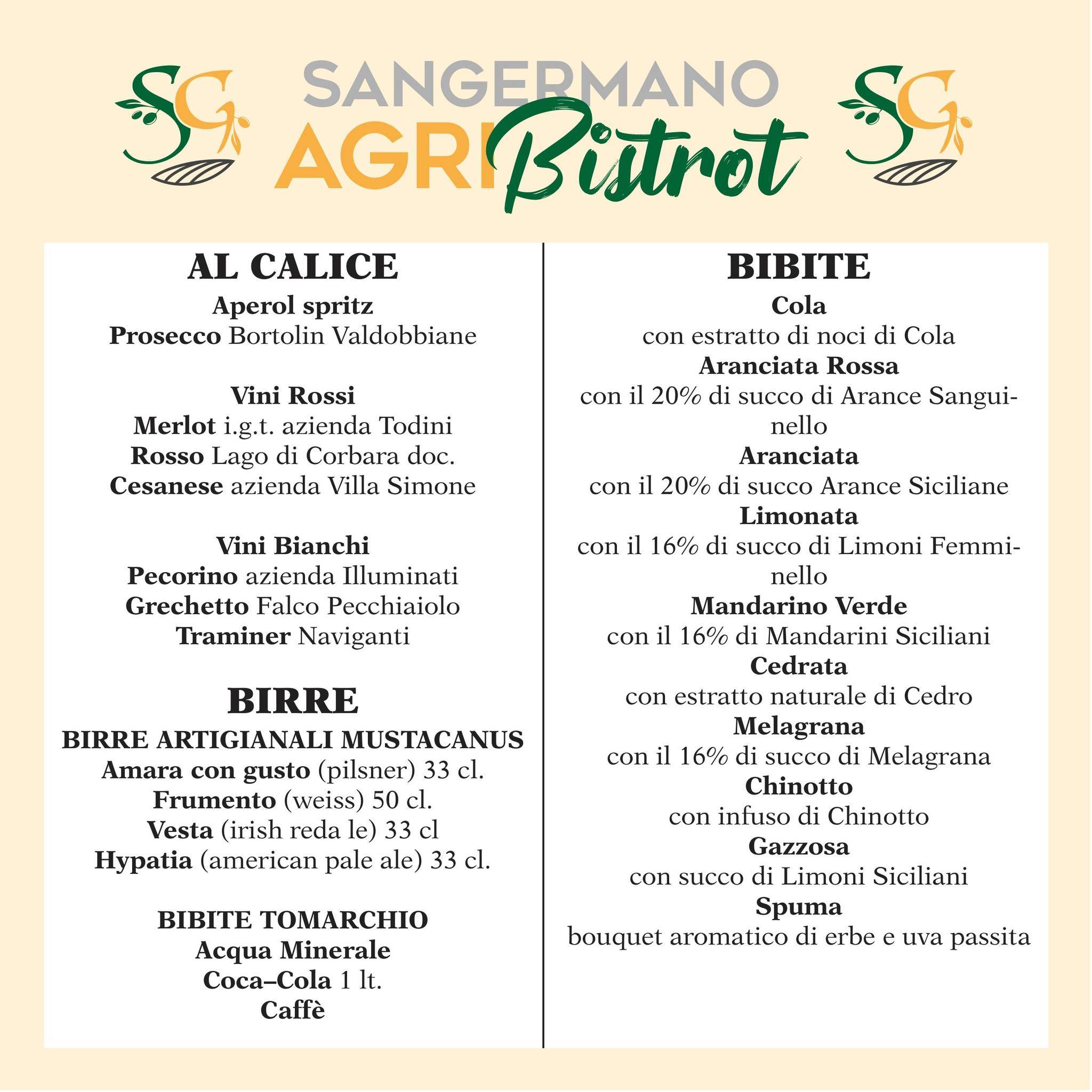 Menu di Agriturismo San Germano 