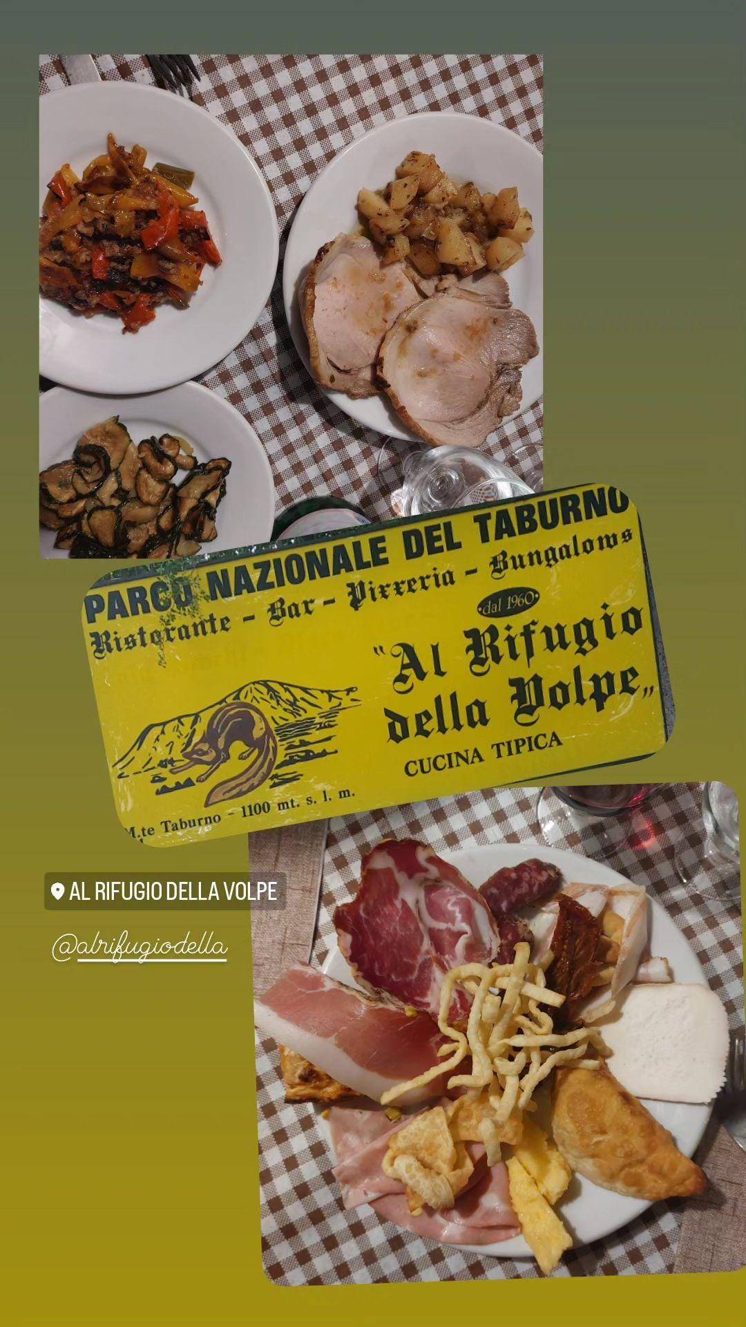 Menu di Al Rifugio della Volpe 