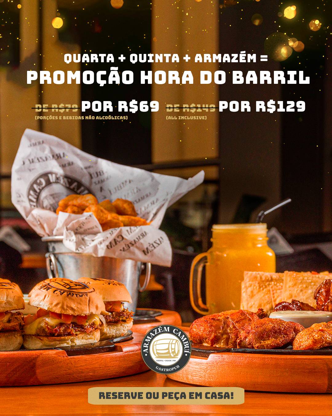 Armazém Cambuí cardápio