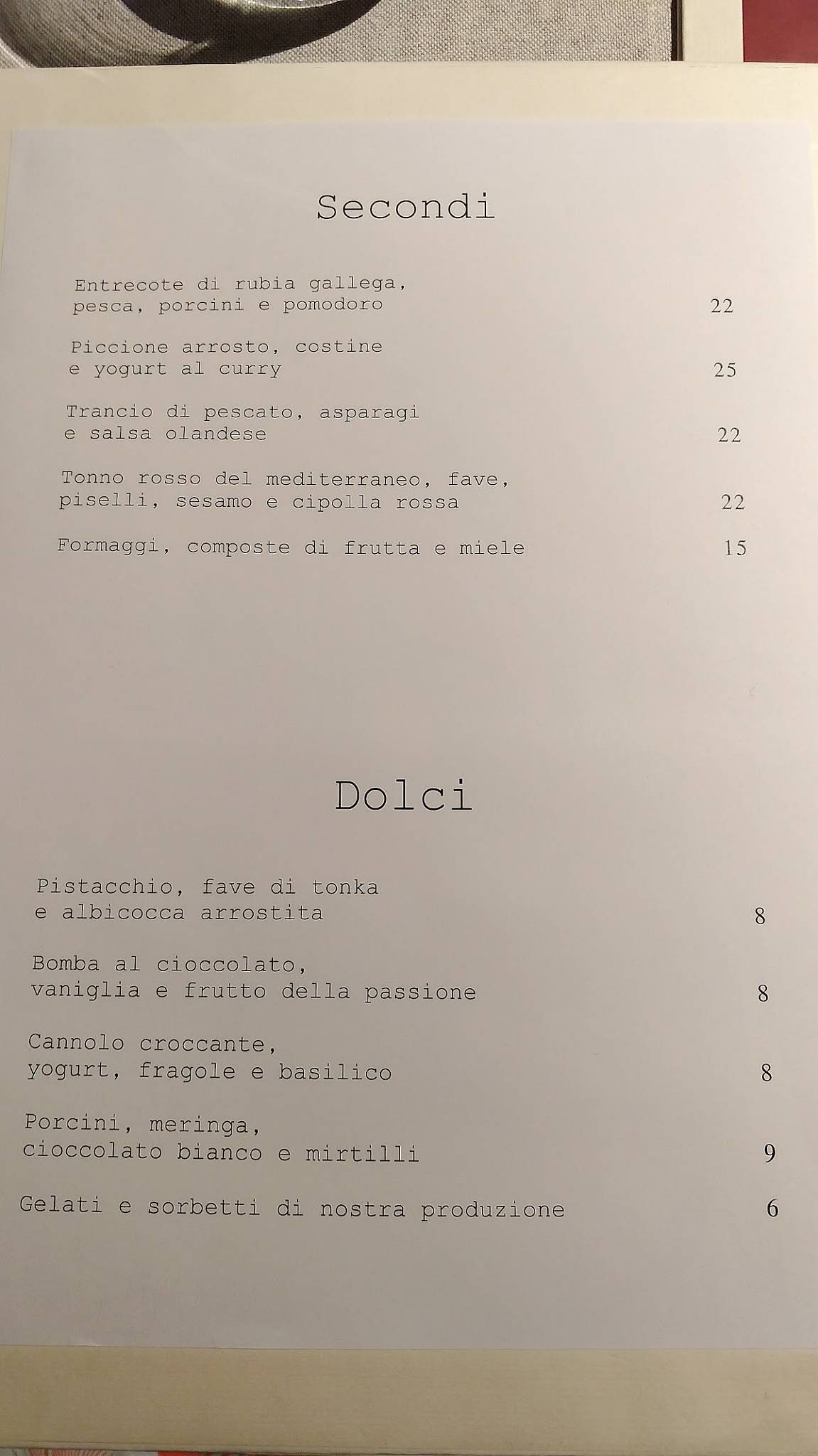 Menu di Aroma 