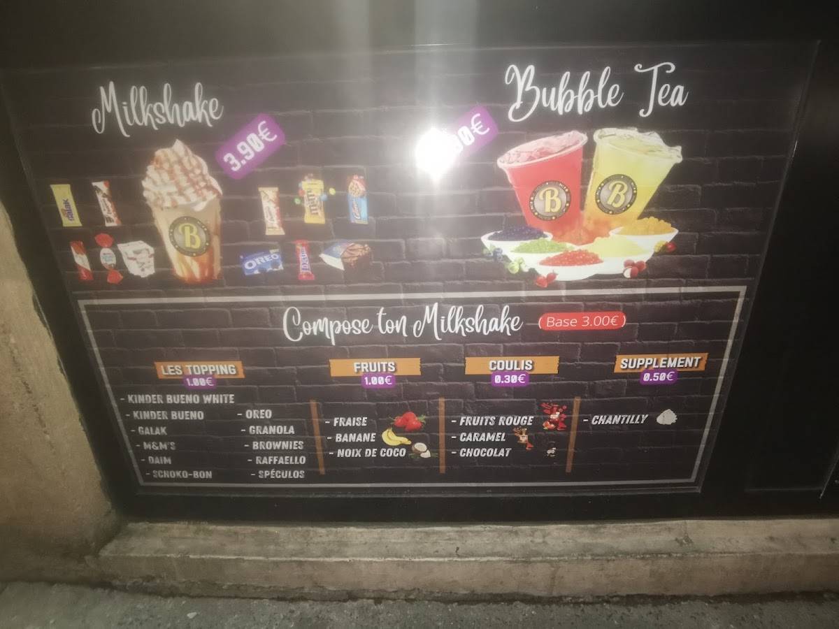 Menu de BABA BURGER