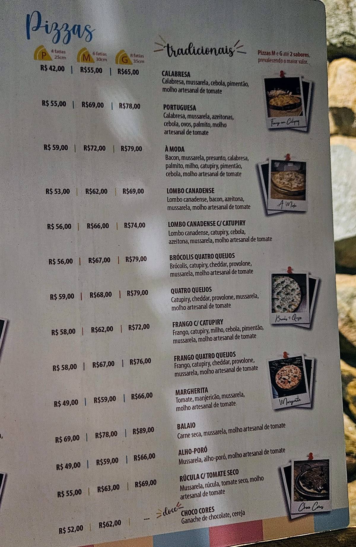 Balaio Das Cores Bistrô cardápio