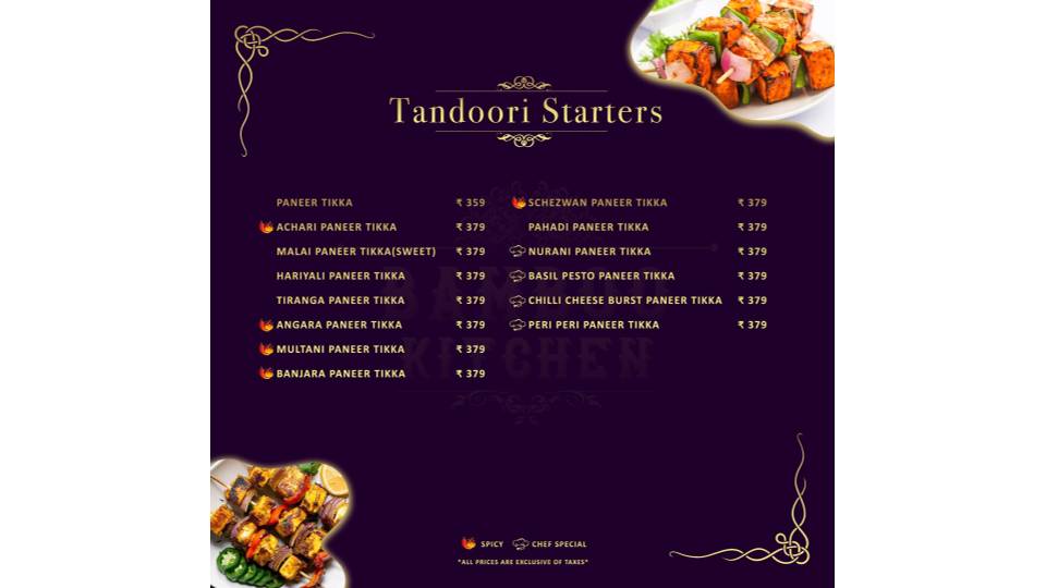 Bamboo Kitchen-Anna Nagar menu
