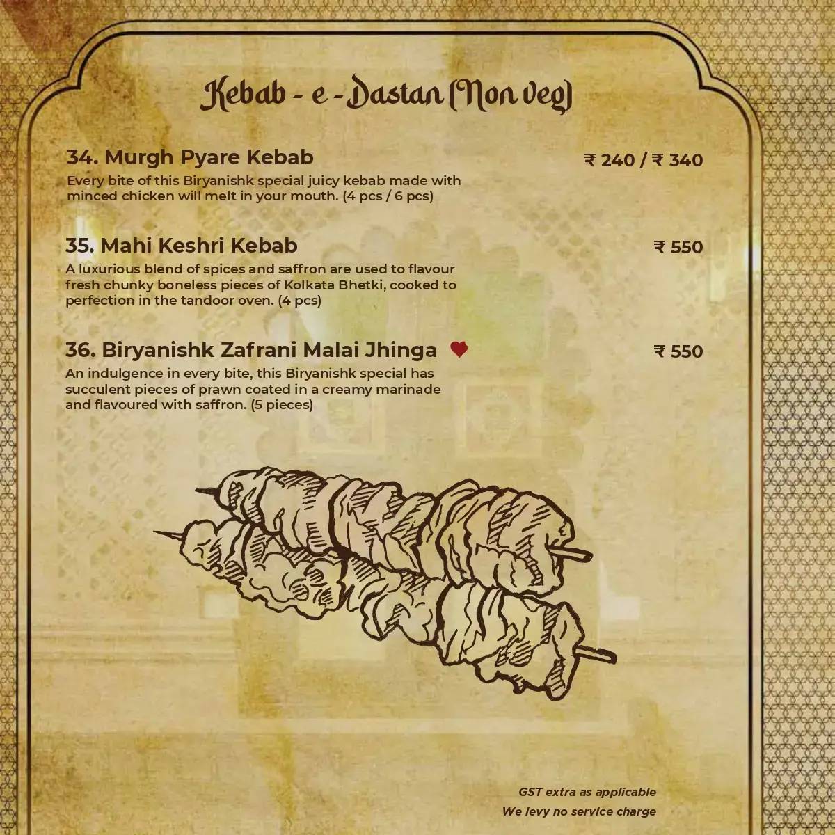 Biryanishk by The Biryani Company - Mudiali menu